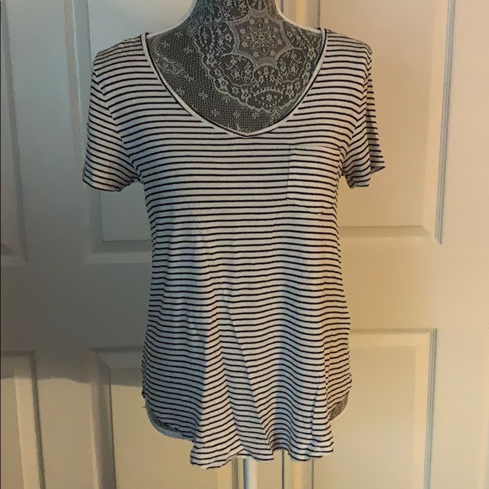 Striped pocket tee